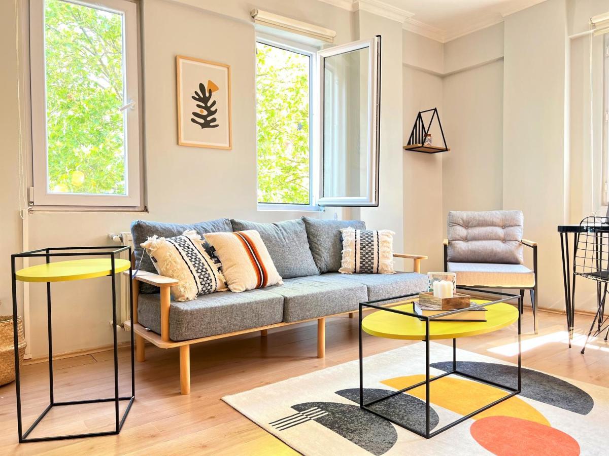 Wonder Homes- Cozy Flat, 2Br, Terrace, Cihangir, Frz3 Istambul Exterior foto
